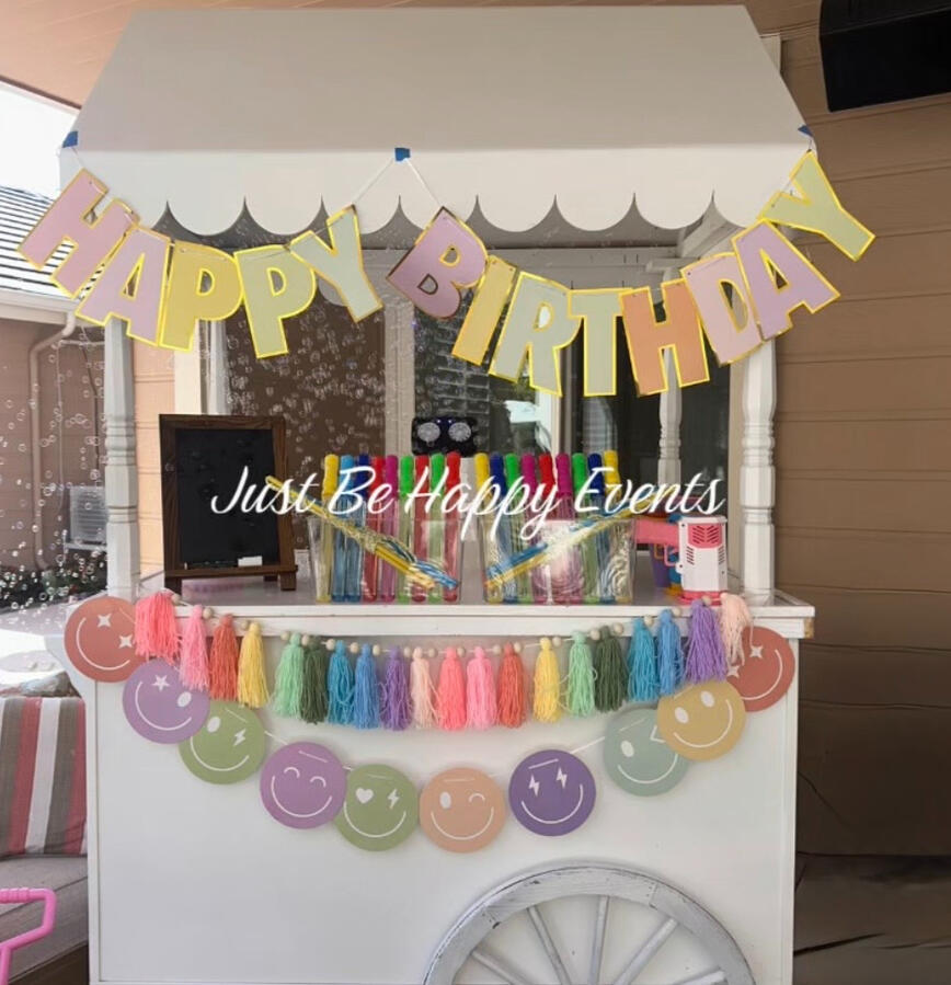 Untitled Colorful kids birthday party designed and planned by Just Be Happy Events in California